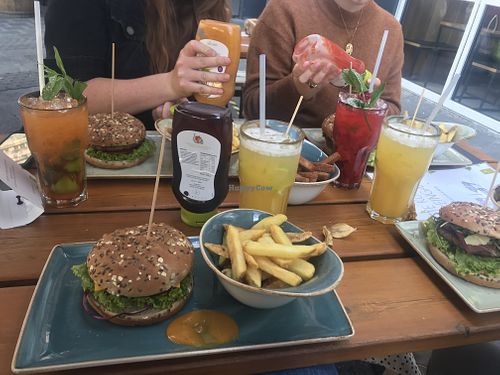 All vegan everything  at Hans im Glück in Nuremberg