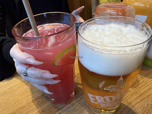 drinks  at Hans im Glück in Nuremberg