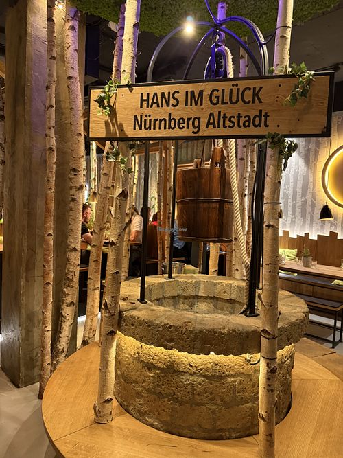 well  at Hans im Glück in Nuremberg