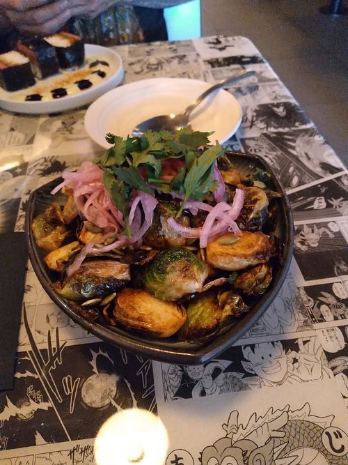 Brussel Sprouts at Moshi Moshi in Tacoma