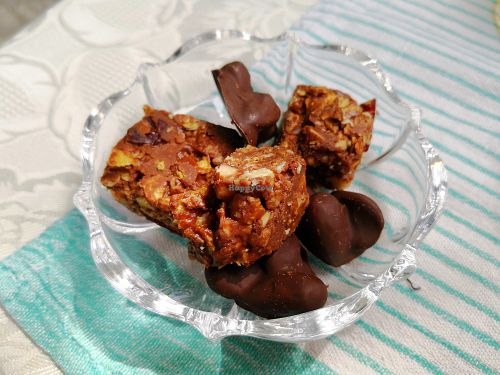 Doces veganos at Penteskoufoi in Corinth