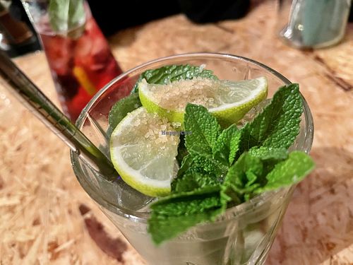 violets 🌸 mojito at Botanica in Magdeburg