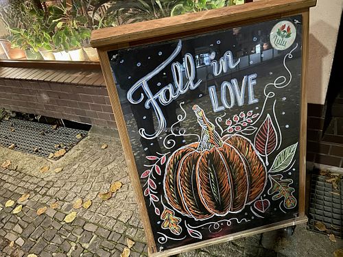 sign at Botanica in Magdeburg