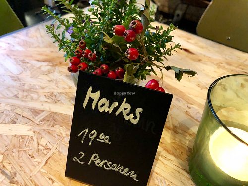 table decoration at Botanica in Magdeburg