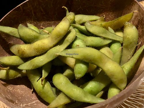 edamame (cold) at Botanica in Magdeburg