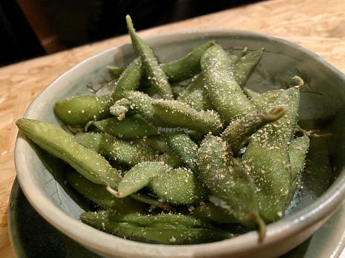 edamame (note: garlic!) at Botanica in Magdeburg