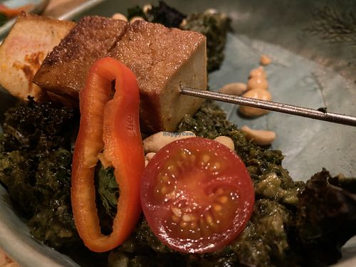 savoy cabbage & tofu at Botanica in Magdeburg