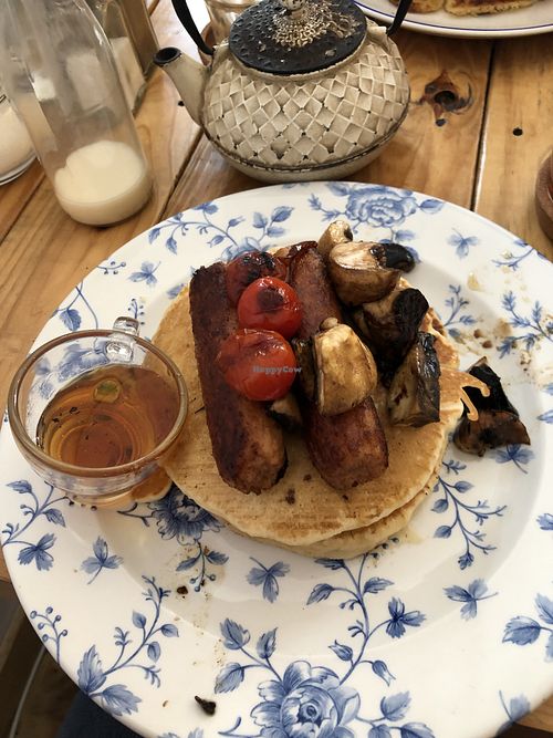 Breakfast pancakes at Unity Grill in Ayr