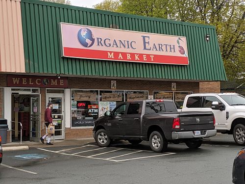 exterior at Organic Earth Market in Halifax