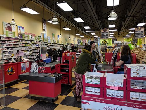 interior at Organic Earth Market in Halifax