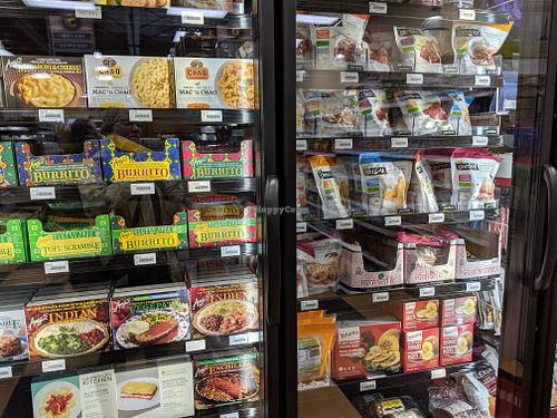 frozen section at Organic Earth Market in Halifax