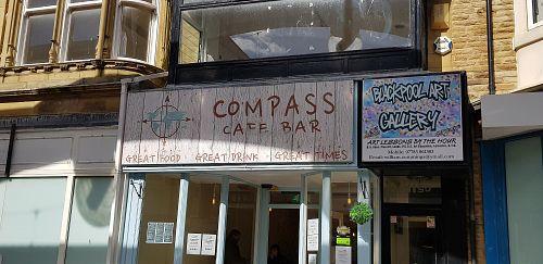 Front at Compass Cafe Bar in Blackpool