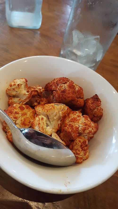 Roasted cauliflower side at Rosa Mexicano in San Francisco