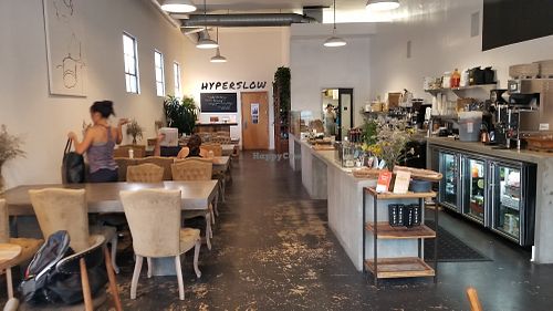 Inside at Yarrow Cafe in Los Angeles