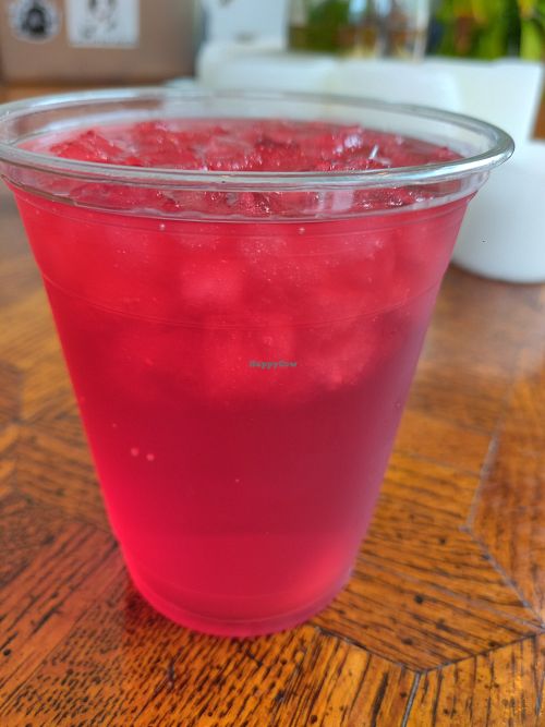 Hibiscus tea at Yarrow Cafe in Los Angeles