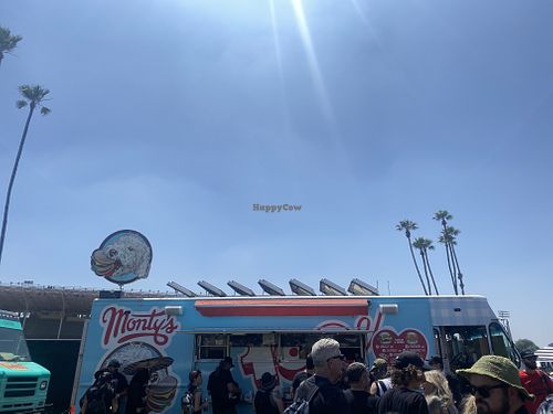 Catering Truck Holding It Down at No Values 2024  at Monty's Good Burger - Koreatown in Los Angeles