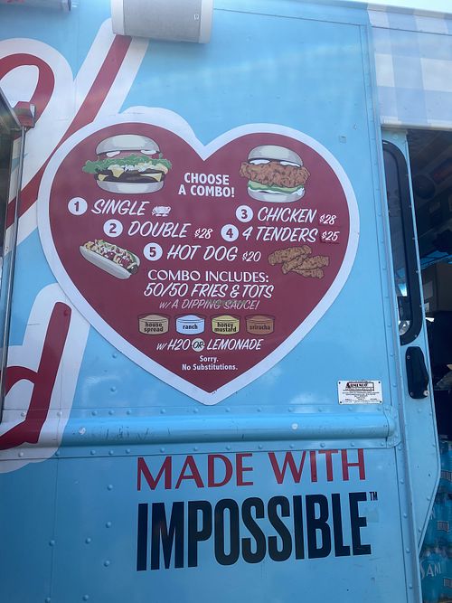 By Early Afternoon They Only Had Burgers and Dogs  at Monty's Good Burger - Koreatown in Los Angeles