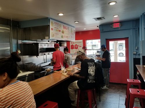 Inside at Monty's Good Burger - Koreatown in Los Angeles