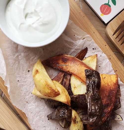 Patatas bravas  at Okaeri in Gijon