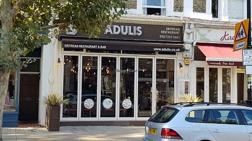 Outside at Adulis - St Johns Hill in South West London