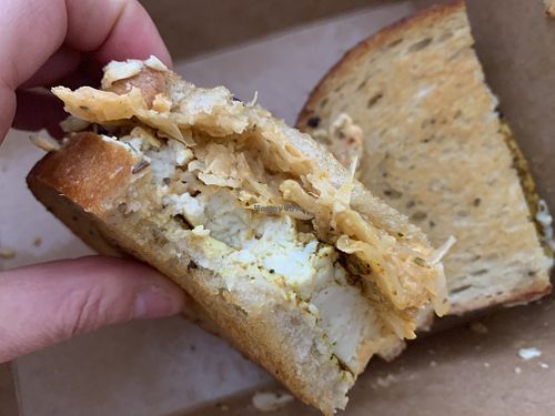 Vegan Reuben  at Middle Way Cafe in Anchorage