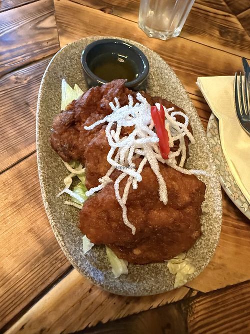 Sweetcorn fritters   at Phranakhon Thai Tapas in Harrogate
