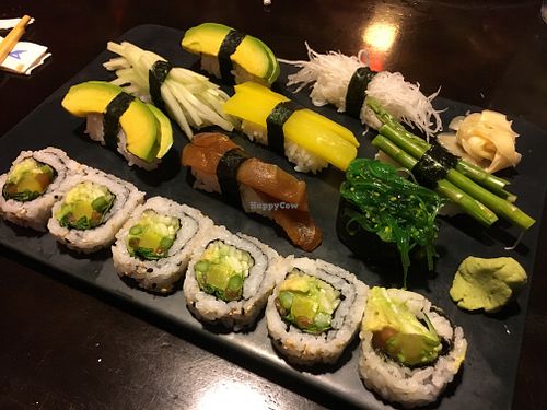 Veg plate special. Fantastic! at Tony's Sushi in Ocala
