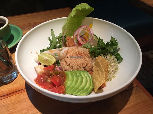 Taco rice bowl at Mr. Farmer - Midtown Hibiya in Tokyo