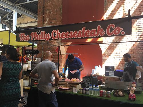 food stall at The Philly Cheesesteak Co - Market Stall in East London