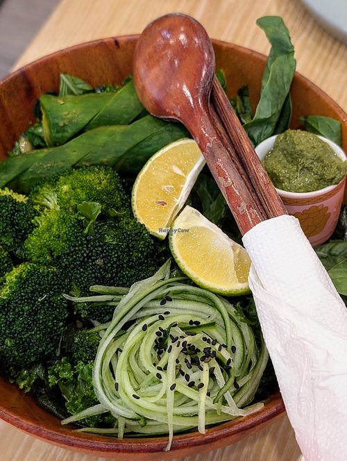 Go green bowl at Roots Plant-Based Cafe in Da Nang