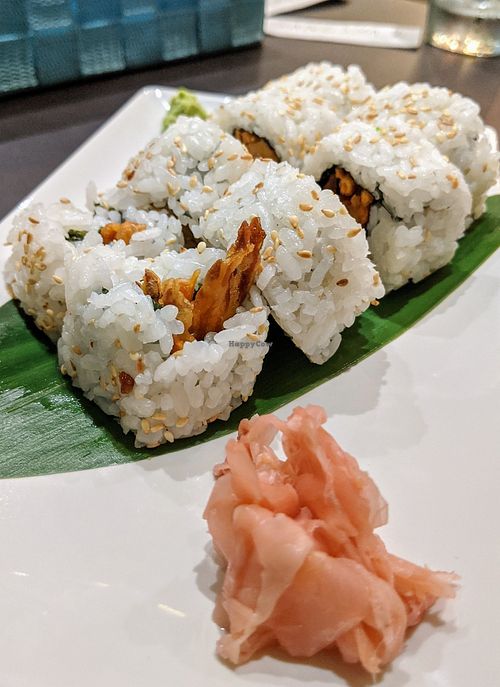 Sweet Potato Tempura Roll - Veganized at Curry and Sushi in 