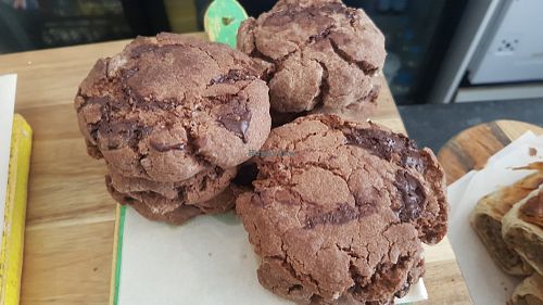 Vegan brownis at Blank Coffee in South West London