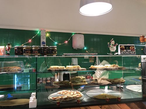 Food case  at Vegrano in Lucca