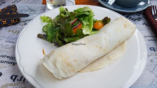 Avocado and beans pancake at Holland Pancake House in Chiang Mai