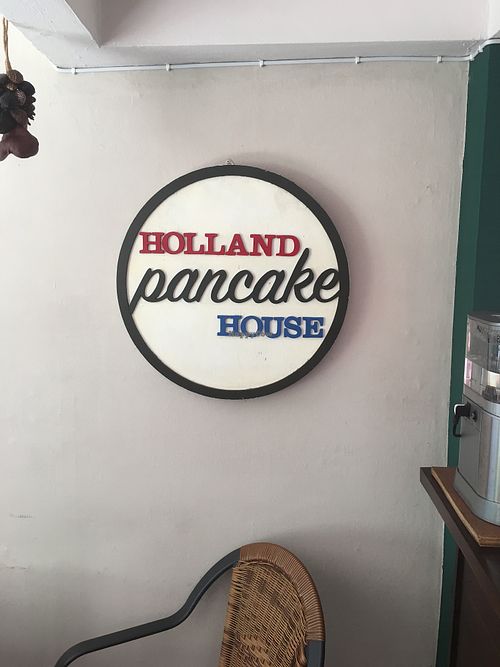 Sign at Holland Pancake House in Chiang Mai