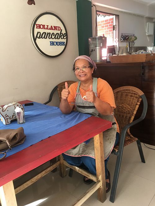 Owner at Holland Pancake House in Chiang Mai