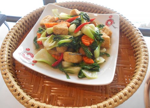 Chinese style veggies at A Pot Shabu in Pattaya