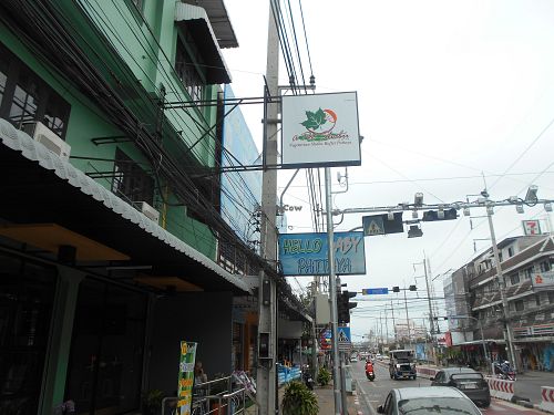 Street view at A Pot Shabu in Pattaya
