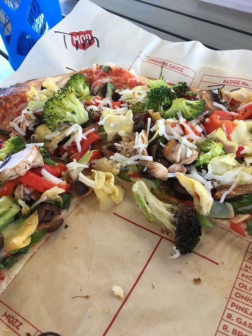 Roasted broccoli  at Mod Pizza in Sahuarita