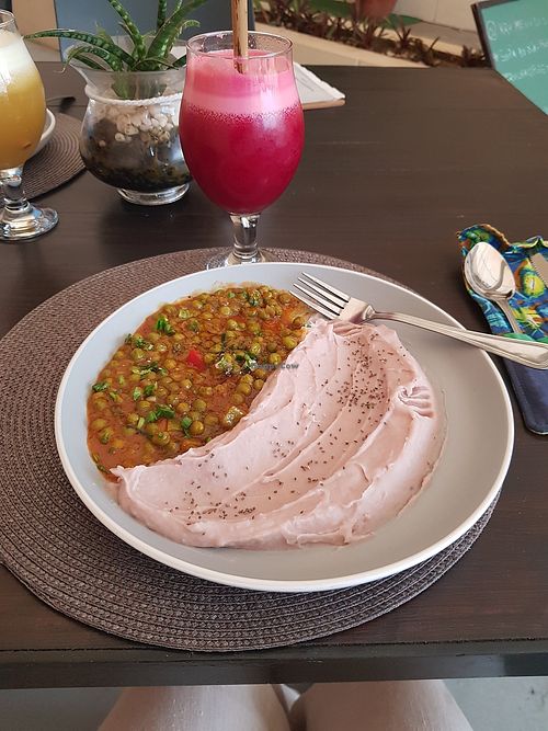 Lunch at Kru Cozinha Saudável in Maputo