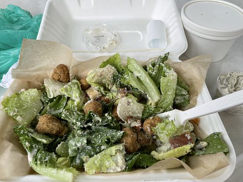 Caesar salad  at Golden Dinosaurs in Gulfport