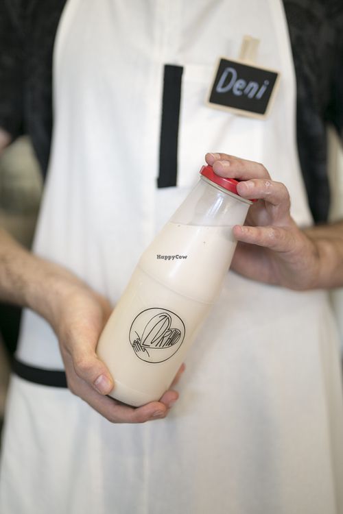 Fresh Raw Nut Mylk at Zdravo Vegan Store in Sarajevo