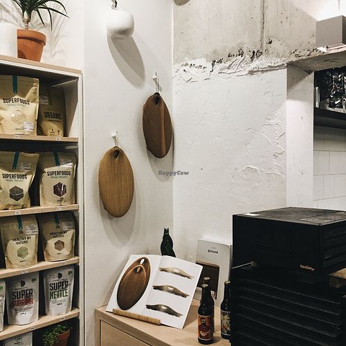 Wooden serving boards “Nota” designed and produced in BIH by MS&WOOD at Zdravo Vegan Store in Sarajevo