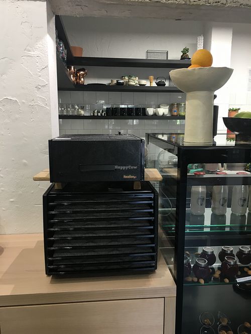 Excalibur dehydrators at Zdravo Vegan Store in Sarajevo