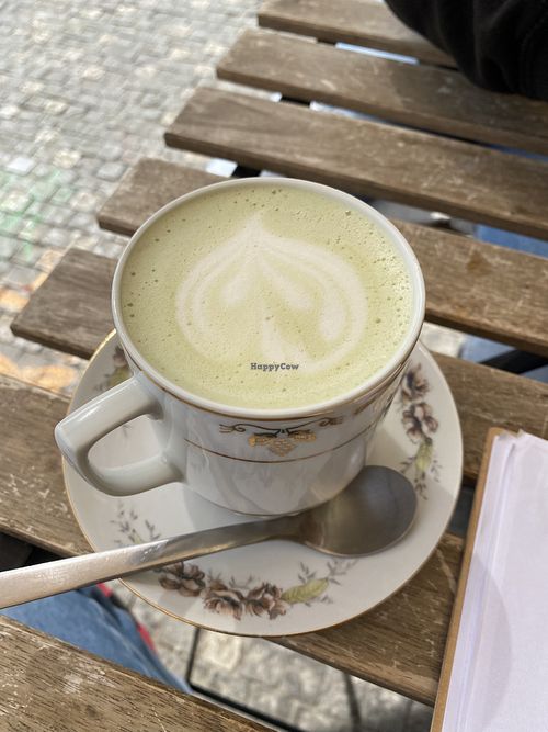 Matcha Latte  at Cafe Spirit in Prague