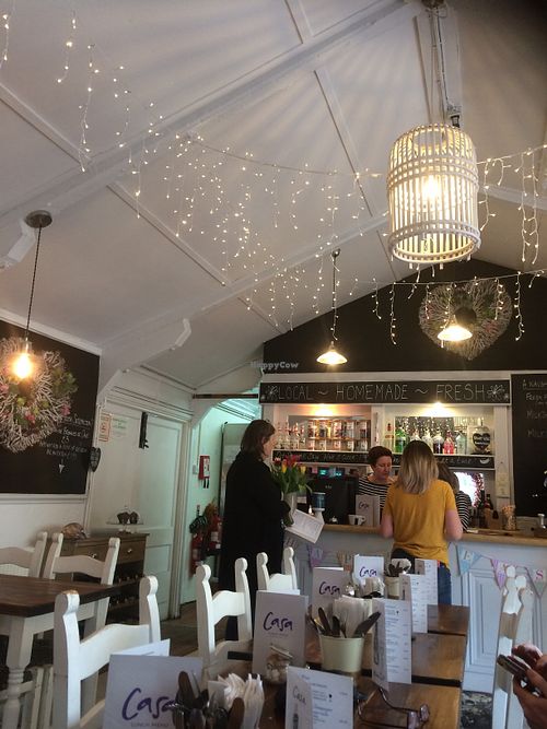 Cosy cafe at Casa Cafe in Brecon