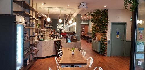 Inside at Away Kitchen + Cafe - Queen St in Toronto