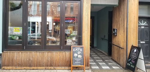 Outside at Away Kitchen + Cafe - Queen St in Toronto