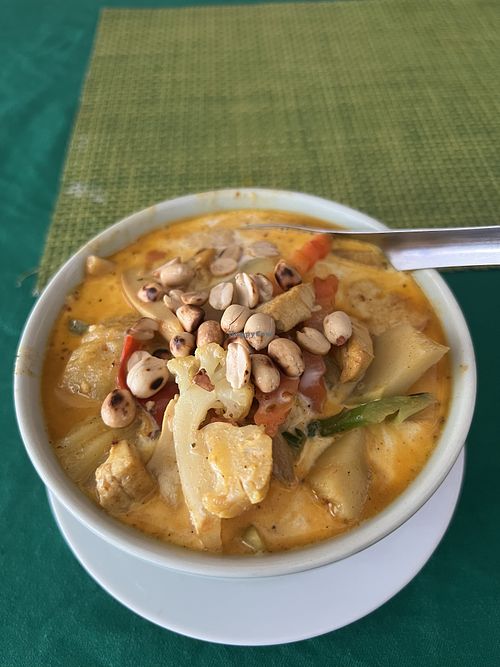 Massaman curry  at May Kaidee in Bangkok
