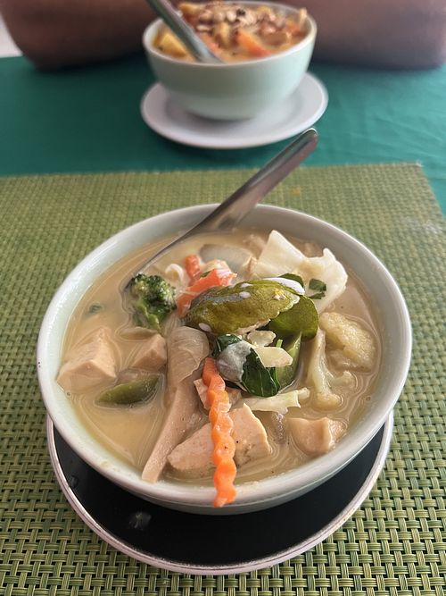 Green curry  at May Kaidee in Bangkok